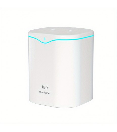 2L クールミスト加湿器 USB ポータブルデスク空気加湿器、2 ミストモードと 7 色のライト付きの静かな超音波加湿器、自動シャットオフ、旅行/自宅/寝室用