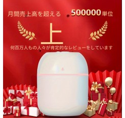 USB加湿器付きナイトライトアロマセラピー機、寝室、リビングルーム、オフィスデスク、車用加湿器に適しています。ラッキーカラーの車用アロマセラピー機、USBスプレーメシン付きアトモスフィアライト加湿器、アロマセラピー用スプレー