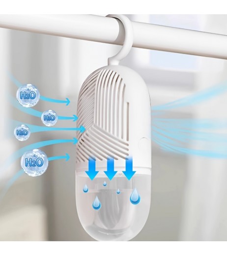 6個パックの再利用可能な吊り下げ式PVC除湿バッグ、クローゼットやバスルーム用の吸湿剤、カビ防止、ワードローブ除湿アクセサリー