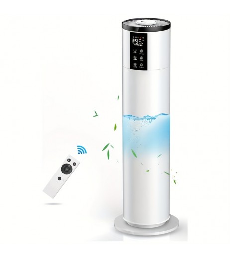 加湿器 大容量 13L【家庭/業務用・アロマ対応】加湿器 タワー型 加湿力350mL/h 4段階ミスト調節 上から給水 静音 省エネ72H連続加湿 超音波加湿器 切タイマー リモコン付き 水位確認可能 お手入れ簡単 湿度センサー 学校/事務所/オフェス/寝室/会所/病院/美容院に適用
