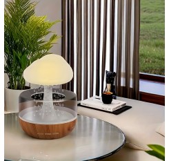 リビングルーム用クリエイティブUSB給電加湿器アートデコラティブライトナイトライト