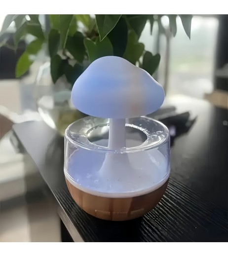 リビングルーム用クリエイティブUSB給電加湿器アートデコラティブライトナイトライト