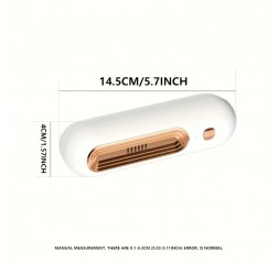 HOTU USB 充電式冷蔵庫除臭器浄化機 - 携帯式キッチン空気浄化機、におい除去、味の減り、フレッシュミントデザイン、家庭やオフィスでの使用に最適、キッチン空気浄化機 | モダンなキッチンアクセサリー | 充電式空気浄化機
