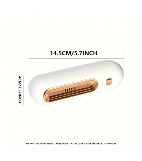 HOTU USB 充電式冷蔵庫除臭器浄化機 - 携帯式キッチン空気浄化機、におい除去、味の減り、フレッシュミントデザイン、家庭やオフィスでの使用に最適、キッチン空気浄化機 | モダンなキッチンアクセサリー | 充電式空気浄化機
