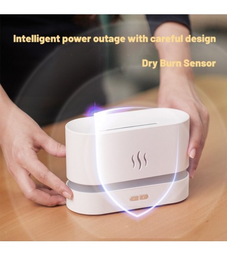 新しいカラフルな炎のアロマセラピー機USB小家電フレグランスマシンエアフレーム加湿器