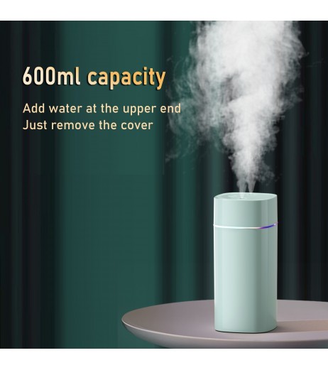 USB 加湿器 600 ミリリットル大霧量ホームミュート寝室妊婦赤ちゃんオフィスデスクトップスプレーアロマエッセンシャルオイル女の子ギフト