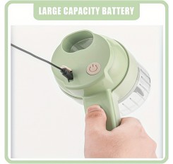 HOTU ポータブルミニフードチョッパー - USB充電式、肉・ピーマン・玉ねぎ用ハンドヘルド電動グラインダー - ワンキーで簡単クリーニング、安全で耐久性のあるキッチンガジェット