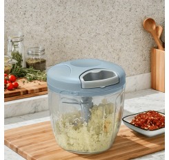 900ML ステンレス製多機能野菜カッター、ガーリックマッシャー、ガーリックグライダー、フルーツマッシャー、手動、耐久性があり、簡単に調理できるガーリックマッシャー付き、キッチン用品、キッチンガジェット、普遍的に適用可能、食品接触あり、屋内外の装飾に適しています、バッテリーなし