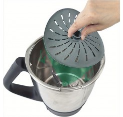 精密フィット、Thermomixブレードカバー TM5、TM6 & TM31用 - スロークッキング＆スウスヴィード用シリコンフードガード - 必須キッチンアクセサリー