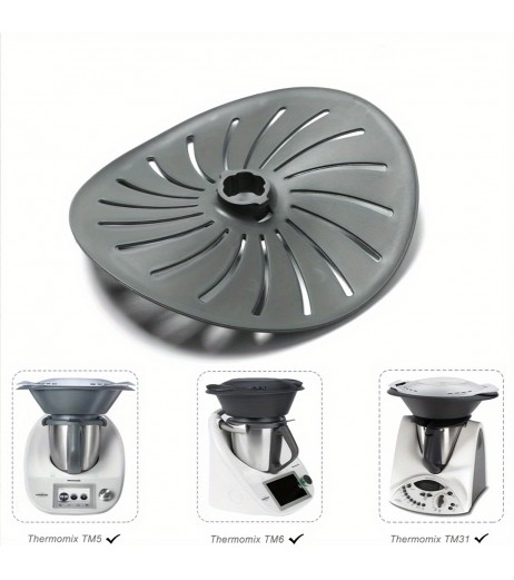 精密フィット、Thermomixブレードカバー TM5、TM6 & TM31用 - スロークッキング＆スウスヴィード用シリコンフードガード - 必須キッチンアクセサリー