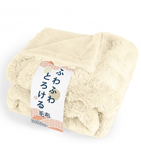1pc Melvint ウルトラファインファイバーナイロンベランカ - コンテンポラリースタイル、200-250gsm、グレー、汚れに強く、洗濯機で洗える、多目的、保温、吸湿性、速乾、抗菌、除臭、冬の保温