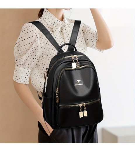ショッピングと旅行用ファッションPUレディースバックパック、高品質で片肩に掛けられるバックパック