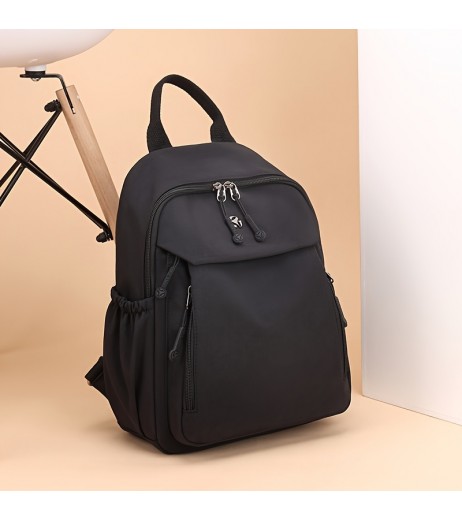 高品質の新しいファッショナブルなレディースバックパック、軽量で多用途のソリッドカラーのレディースダブルショルダーバッグ、大容量のマルチポケットのレディースバックパック、ジッパークロージャー、旅行、仕事、パーティーに適しています。