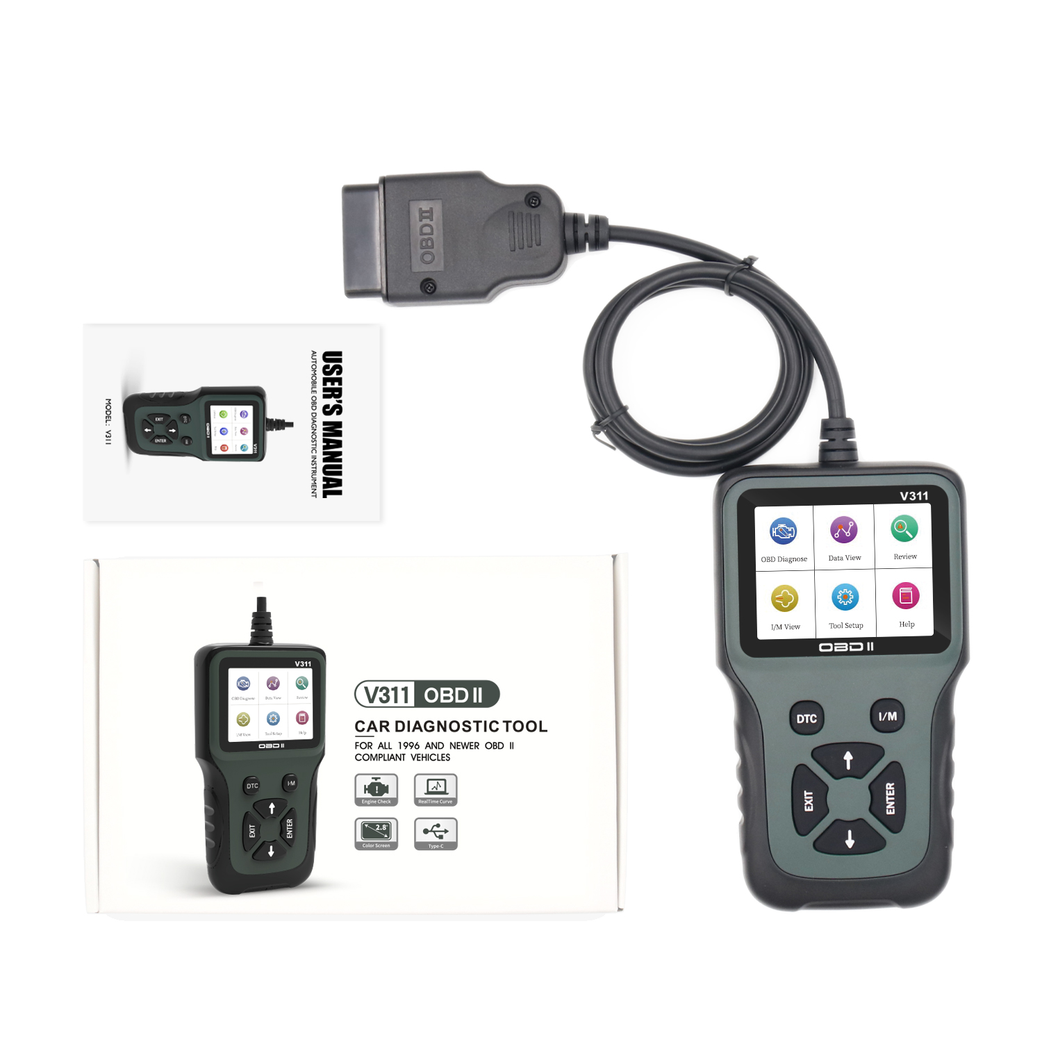 V311 OBD2 Diagnostic Scanner — product view