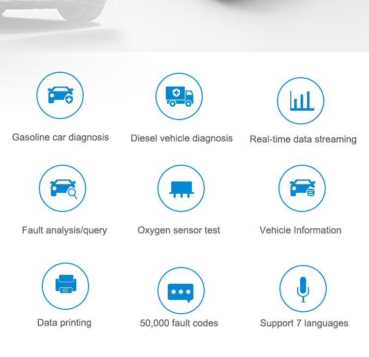 V500 OBD2 Diagnostic Scanner — product view