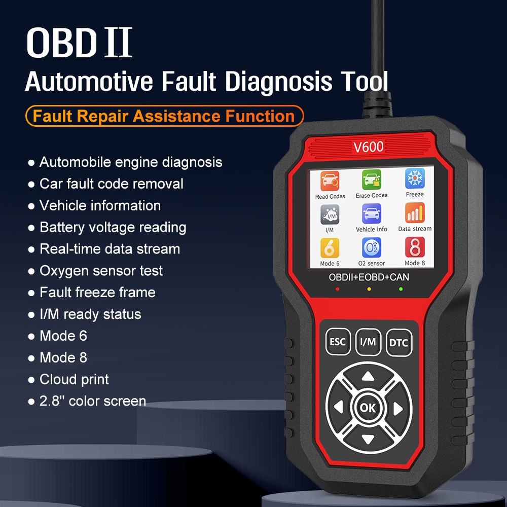 V600 OBD2 Diagnostic Scanner — product view